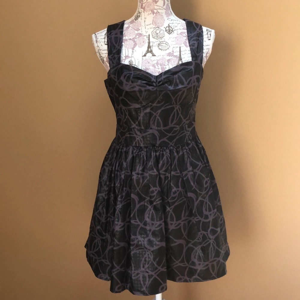 Ark &co. Black and Purple Dress M